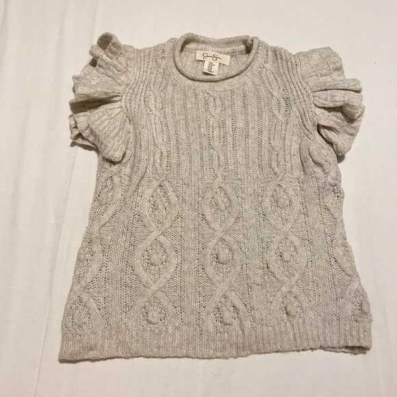 Jessica Simpson Short Sleeve Pullover Jumper Womens  Size XS - Picture 1 of 16